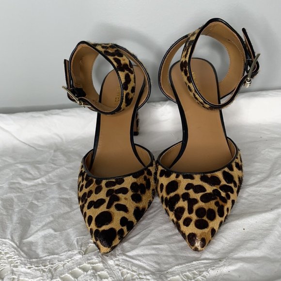 Nine West Leopard Print Heels - Picture 3 of 11